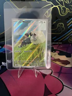 Pokemon Hop's Wooloo 170/159 Sv09: Journey Together Illustration Rare Holo Card - Image 1