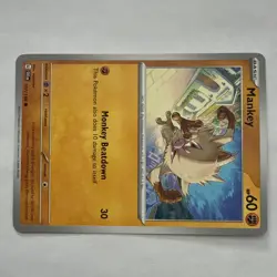 Pokemon TCG Mankey 107/198 2023 Scarlet & Violet Common Card - NM - Image 3