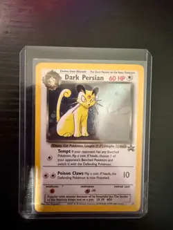 Pokemon TCG Dark Persian 17 Black Star Promo Holo Rare Card LP Vintage - Image 1