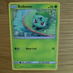 BULBASAUR 1/73 POKEMON CARD (SHINING LEGENDS SET) - Image 1