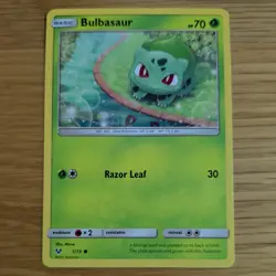 BULBASAUR 1/73 POKEMON CARD (SHINING LEGENDS SET) - Image 2
