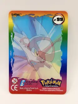 Latias #99 | Pokemon Advanced 2004 Panini Lenticular Action Card - Image 3
