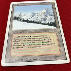 Magic the Gathering Taiga Revised Edition - Poor - Image 1