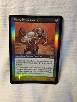 Mtg Karn, Silver Golem Urza's Saga Foil 298/350 - Image 2