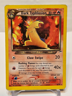 Dark Typhlosion 10/105 Holo Rare Unlimited Neo Destiny Pokemon 1295 - Image 1