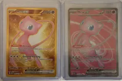 Pokemon 151 Mew ex Lot Gold 205/165 & Full Art 193/165 HR UR NM - Image 1
