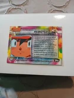Pokemon Vintage Reunited #31 Texture Foil Rare Topps Black Label LP/EX - Image 2