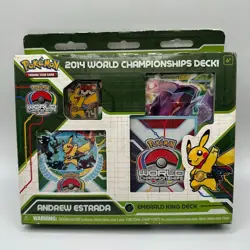 Pokemon 2014 World Championships Deck Andrew Estrada Factory Sealed New! - Image 1