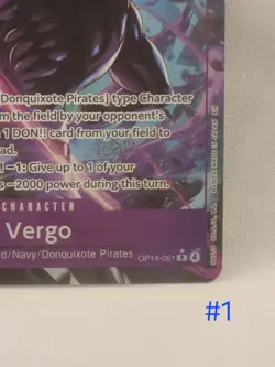 One Piece TCG Vergo Alt Art OP14-061 - Image 4