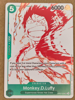 Monkey.D.Luffy OP07-033 UC Alt 3rd Anni Treasure Promo ENGLISH NM One Piece - Image 3