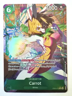 Carrot (Alternate Art) EB03-013 Extra Booster: One Piece Heroines Edition Foil - Image 1