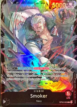 One Piece TCG - Leader Einzelkarte - ST19 - Smoker OP02-093 L/EN/NM - Image 1