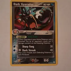 Pokemon TCG Dark Gyarados 36/109 2004 Stage 1 Card Nintendo English Regular - Image 1