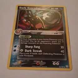 Pokemon TCG Dark Gyarados 36/109 2004 Stage 1 Card Nintendo English Regular - Image 2