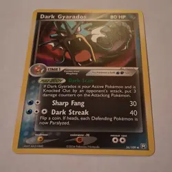Pokemon TCG Dark Gyarados 36/109 2004 Stage 1 Card Nintendo English Regular - Image 3