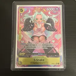 S-Snake OP08-112 Parallel Alternate Art Two Legends One Piece Card English - Image 1