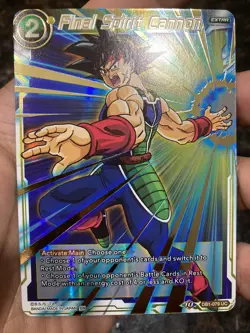 Final Spirit Cannon DB1-079 GOLD STAMP Foil Dragon Ball Super Card Game | NM - Image 1