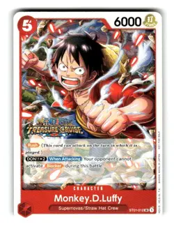 One Piece Card Game Monkey.D.Luffy Tournament Pack Vol. 5 ST01-012 Promo - Image 1