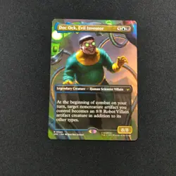 Doc Ock, Evil Inventor (Borderless) Marvel's Spider-Man: Mtg Rare Card LP - Image 1