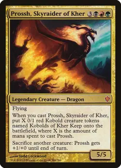 Prossh, Skyraider of Kher Commander 2013 Mythic LP Magic: The Gathering Normal - Image 1