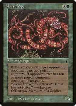 Marsh Viper The Dark Common LP Magic: The Gathering Normal - Image 1