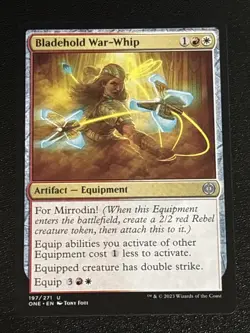 MTG Phyrexia: All Will Be One Bladehold War-Whip 197/271 NM - Image 1