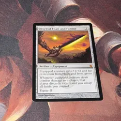 Sword Of Feast And Famine X1 Mtg Mirrodin Besieged Nm - Image 1