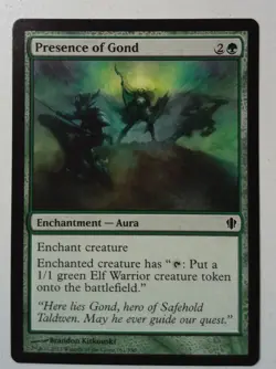 Presence of Gond *Common* Magic MtG x1 Commander 2013 SP - Image 1