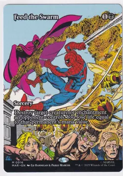 Feed the Swarm (Borderless) Marvel Universe Eternal-Legal MTG Regular - Image 1