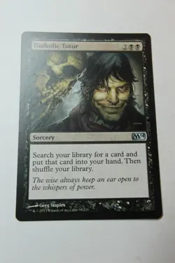 MTG Diabolic Tutor x1- -Magic 2014-Lightly Played - Image 1