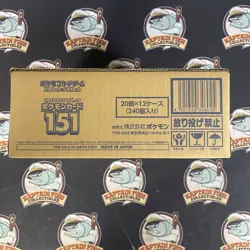 Pokemon TCG Scarlet & Violet 151 Japanese Sealed 12-Box Booster Case - Image 3