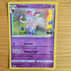 SYLVEON 035/078 POKEMON CARD (POKEMON GO SET) HOLO - Image 1