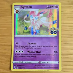 SYLVEON 035/078 POKEMON CARD (POKEMON GO SET) HOLO - Image 2