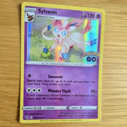 SYLVEON 035/078 POKEMON CARD (POKEMON GO SET) HOLO - Image 3