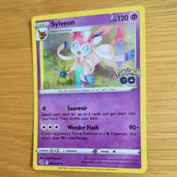 SYLVEON 035/078 POKEMON CARD (POKEMON GO SET) HOLO - Image 4