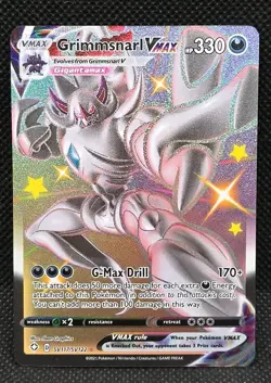 Grimmsnarl VMAX SV117/SV122 Shining Fates: Shiny Vault Holo 2021 Pokemon - Image 1