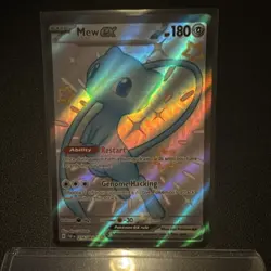 Pokemon Mew EX SV: Paldean Fates 216/091 Shiny Ultra Rare Holo Basic 180 HP - Image 1
