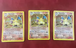 2000 Charizard 4/130 - Base Set 2 - Holo Rare - Pokemon TCG x3 - Image 1