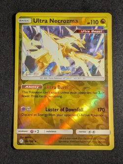 Pokemon Ultra Necrozma 164/236 Rare Reverse Holo SM Cosmic Eclipse NM - Image 1