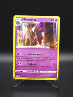 Mismagius 2022 Trick Or Trade Halloween Stamp Pokemon TCG Line Holo 059/189 - Image 1