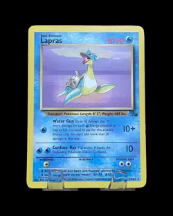 Lapras 25/62 Pokemon TCG Fossil Unlimited Non Holo Rare, Venomoth, victreebell - Image 1