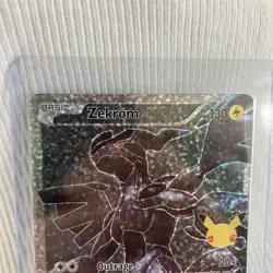 Pokemon TCG Zekrom 114/114 Full Art Celebrations 25th Anniversary Mint Condition - Image 3