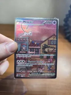 Mew ex SVP 053 Pokemon TCG Scarlet Violet 151 Black Star Promo Full Art SEALED - Image 1