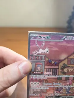 Mew ex SVP 053 Pokemon TCG Scarlet Violet 151 Black Star Promo Full Art SEALED - Image 2