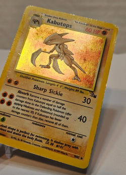 Kabutops 9/62 Holo Rare Unlimited Fossil Pokemon 1298 - Image 3