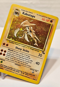 Kabutops 9/62 Holo Rare Unlimited Fossil Pokemon 1298 - Image 4