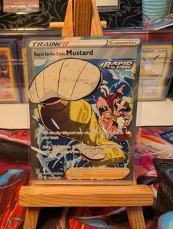 Pokemon TCG Rapid Strike Style Mustard Brilliant Stars TG27/TG30 Holo Secret Art - Image 1