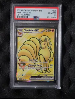 PSA 10 - Ninetales ex And Arbok - 151 Mew En - Pokemon - Image 1