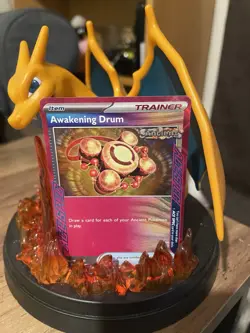 Awakening Drum 141/162 Holo Rare Pokemon Temporal Forces Near Mint Condition - Image 1