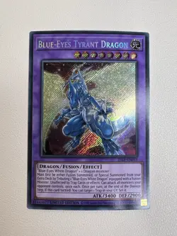 Yu-Gi-Oh! Blue-Eyes Tyrant Dragon 25LP-EN019 Secret Rare Lightly Played LP - Image 1